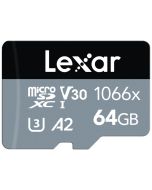 Lexar Pro 1066x microSDXC 64GB Silver UHS-I R160/W70 -minneskort