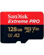 SanDisk Extreme Pro microSDXC A2 V30 128GB 200MB/s -minneskort + SD-adapter