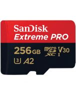 SanDisk Extreme Pro microSDXC A2 V30 256GB 170MB/s + SD-adapter