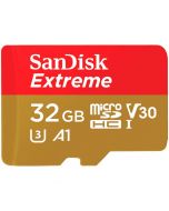 SanDisk Extreme microSDHC A1 V30 32GB 100MB/s + SD-adapter