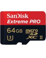 SanDisk microSDXC 64GB Extreme Pro 275MB/s UHS-II U3 Class 10 + USB 3.0 Reader