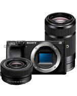 Sony A6400 + 16-50mm PZ OSS II + 55-210mm OSS -systemkamera