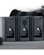 Jupio Pr1me Gear Tri-Charge -trippelladdare, Canon LP-E6