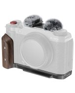 SmallRig 5260 L-Shape Mount Plate with Wooden Handle, black (Fujifilm X-M5)