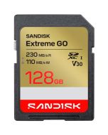 SanDisk Extreme GO SDXC V30 128GB 230MB/s -minneskort