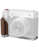 SmallRig 5265 L-Shape Mount Plate with Wooden Handle, silver (Fujifilm GFX100RF)