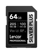 Lexar Professional Silver Plus 1066x SDXC 64GB 205MB/s -minneskort