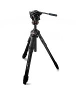 Manfrotto ONE Hybrid Aluminum Tripod + 500X Fluid Head -stativ kit