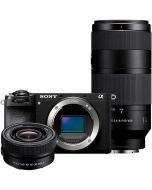 Sony A6700 + SEL 16-50mm PZ OSS II + FE 100-400/5.6-8 OSS -systemkamera