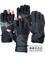 Vallerret Milford Fleece Glove XS -fotohandskar, svart