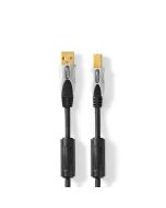 Nedis USB 2.0 Kabel, 1.8m/2m (USB-A - USB-B)
