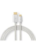 Nedis USB-C (Male) - HDMI (Male) Kabel, 2m