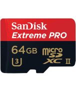 SanDisk microSDXC 64GB Extreme Pro 275MB/s UHS-II U3 Class 10 + USB 3.0 Reader