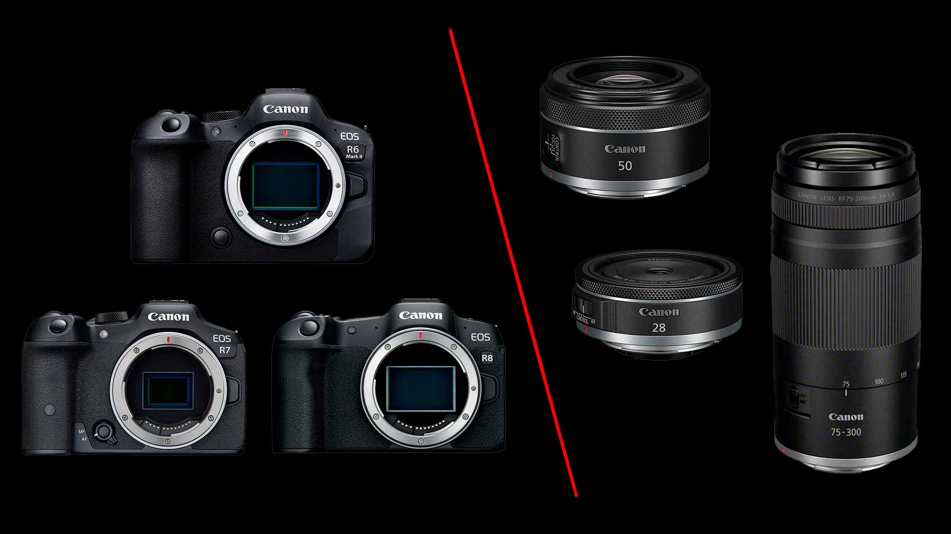 Canon EOS R -kamera + Objektiv -kampanj