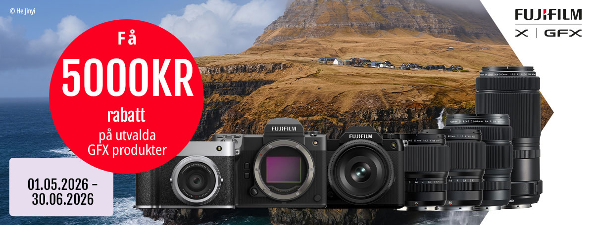 Fujifilm GFX & GF Instant Save -kampanj