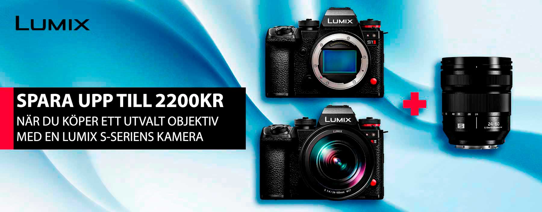Panasonic Kamera + Objektiv -kampanj