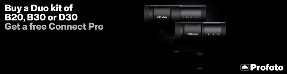 Profoto B20, B30, D30 Duo Kit + Connect Pro -kampanj